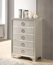 Load image into Gallery viewer, Salford Bedroom in Metallic Sterling Finish