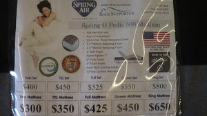 Spring O Pedic 500 Plush