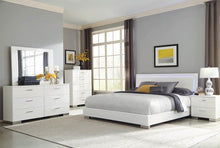Load image into Gallery viewer, Felicity Bedroom in Glossy White Finish